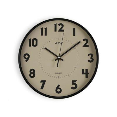 Muurklok Versa Beige Plastic 4 x 30 x 30 cm