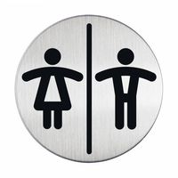 Infobord pictogram Durable 4920 toileten D/H rond 83Mm - thumbnail