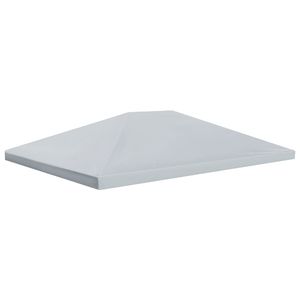 VidaXL Prieeldak 310 g/m² 4x3 m grijs