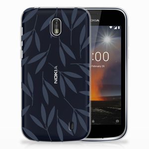 Nokia 1 TPU Case Leaves Blue