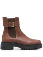 Tila March bottines chelsea Celine en cuir - Marron