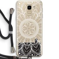 Roses Are Red: Samsung Galaxy J6 (2018) Transparant Hoesje met koord