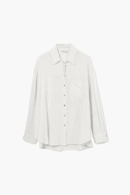 Gestreept overhemd - WHITE - L/XL