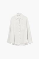 Gestreept overhemd - WHITE - L/XL