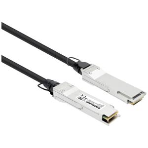 Intellinet 508513 InfiniBand en Glasvezelkabel 2 m QSFP+ Zwart, Zilver