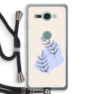 Leaf me if you can: Sony Xperia XZ2 Compact Transparant Hoesje met koord