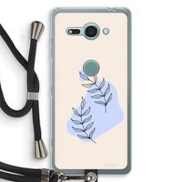 Leaf me if you can: Sony Xperia XZ2 Compact Transparant Hoesje met koord