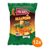 Herr's - Jalapeno Cheese Curls - 12x 199g