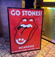 The Rolling Stones Zip Code Tour Litho In Lijst - Milwaukee 6.23.15