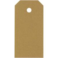 Creativ Company Manilla-labels, afm 4x8 cm, 250 gr, goud, 1000 stuk/ 1 doos