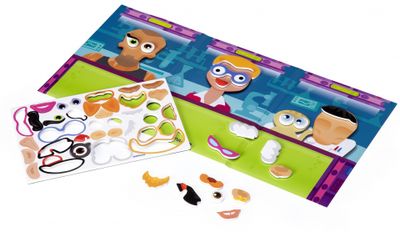 Miniland leerspel Magnetic Crazy Faces junior 38 delig Miniland leerspel Magnetic Crazy Faces junior 38 delig