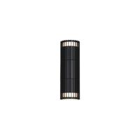 Searchlight WandlampDetroit zwart dubbel - 37738BK