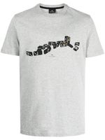 PS Paul Smith t-shirt en coton biologique à imprimé domino - Gris