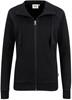 Hakro 406 Women's sweat jacket College - Black - XL