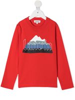 Lanvin Enfant t-shirt à imprimé graphique - Rouge