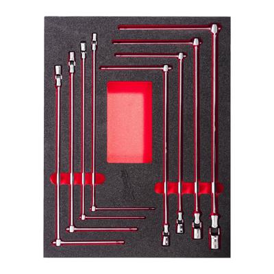 Milwaukee TOOLGUARD™ Foam inlay T-dopsleutelset met cardangewricht 8-delig - 4932499113