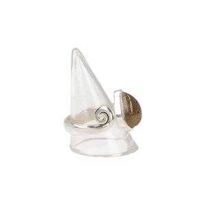Rutielkwarts Verstelbare Ring Zilver (Model 6)