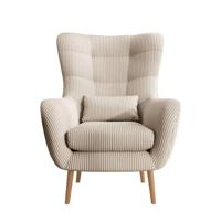 Haluta - Fauteuils Valero - Ribstof - Creme