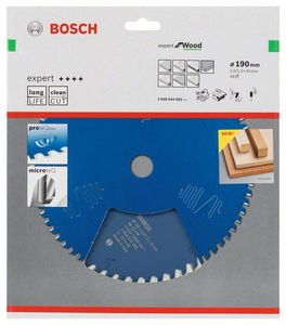 Bosch Accessoires Cirkelzaagblad expert for Wood 190x30x2/1.3x48 T - 2608644085