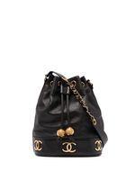 CHANEL Pre-Owned sac seau Triple CC (1992) - Noir - thumbnail