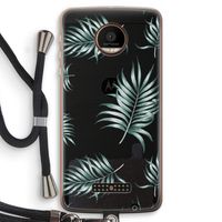 Simple leaves: Motorola Moto Z Force Transparant Hoesje met koord