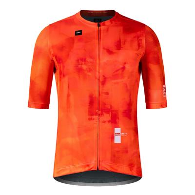 Gobik fietsshirt korte mouw stark gerbera heren