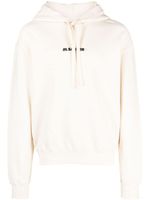 Jil Sander hoodie en coton à logo imprimé - Tons neutres