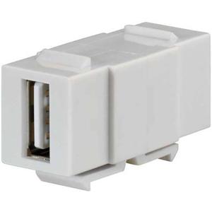 Rutenbeck KMK-USB rw 17010651 Adapter, Koppeling, dubbel 1 stuk(s)