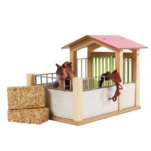 Kids Globe Globe Globe Paardenbox Hout 1:24