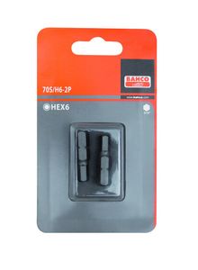 Bahco 2xbits hex 6x30 mm 5/16" | 70S/H6-2P