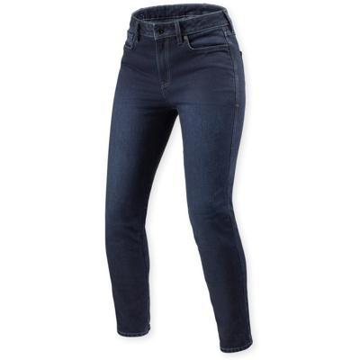 REV'IT! Marzia Lady SK, Motorjeans dames, Blauw stone lengte 32