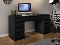 Bureau ADARAS 9 lades zwart