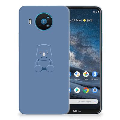 Nokia 8.3 Telefoonhoesje met Naam Baby Rhino Nokia 8.3 Telefoonhoesje met Naam Baby Rhino
