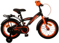 Volare Thombike 14 Inch 22,5 cm Jongens Terugtraprem Zwart/Oranje