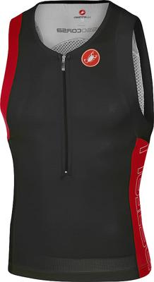 Castelli Free tri top heren zwart/rood