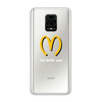 I'm lovin' you: Xiaomi Redmi Note 10 Lite Transparant Hoesje I'm lovin' you: Xiaomi Redmi Note 10 Lite Transparant Hoesje