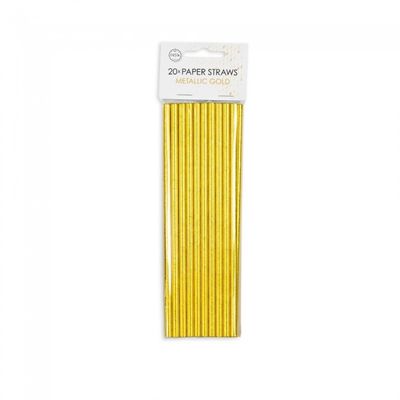 Rietjes Metallic Goud (20st)