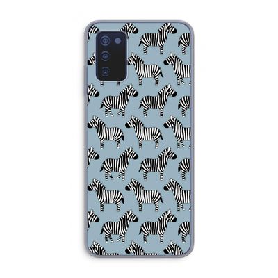Zebra: Samsung Galaxy A03s Transparant Hoesje