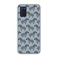 Zebra: Samsung Galaxy A03s Transparant Hoesje Zebra: Samsung Galaxy A03s Transparant Hoesje