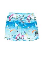 Molo short de bain à imprimé Niko - Bleu