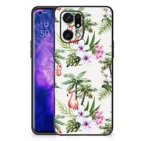 OPPO Find X5 Pro Dierenprint Telefoonhoesje Flamingo Palms
