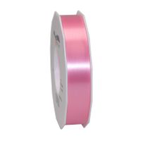 1x Luxe roze kunststof lint rollen 2,5 cm x 91 meter cadeaulint verpakkingsmateriaal   - - thumbnail