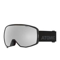 SK-X Atomic count Q Stereo Black Brown contrast Silver Mirror - Skibril incl. glazen op sterkte
