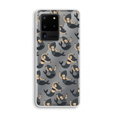 Zeemeermin: Samsung Galaxy S20 Ultra Transparant Hoesje