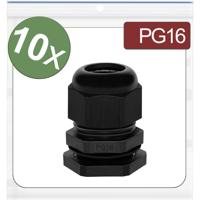 Quadrios 24CA382 Wartel PG16 Polyamide Zwart 10 stuk(s)