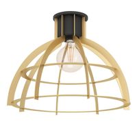 EGLO Stillington Plafondlamp - E27 - Ø 41,5 cm - Zwart/Goud - Staal