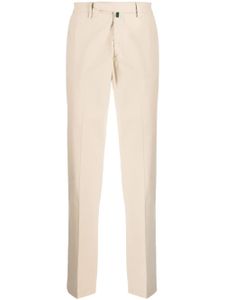 Borrelli pantalon chino en coton à coupe droite - Tons neutres