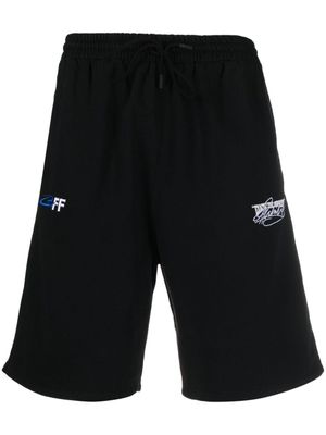 Off-White short de jogging Exact Opp Skate en coton - Noir