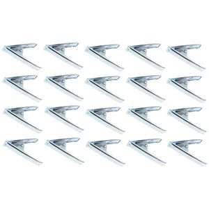 20x Zeilklem/zeilclip van metaal 15 cm