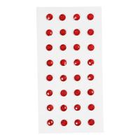 Creativ Company Strasstenen rood, 32st.